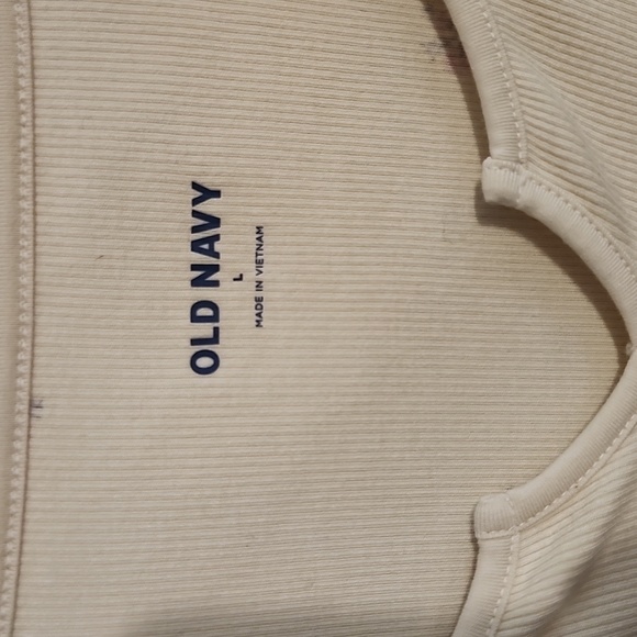 Old Navy Long Sleeve Ribbed Top Size Large - Picture 2 of 4